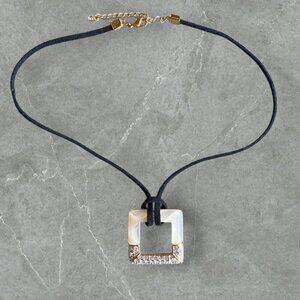 Butler Mother Of Pearl Pave Necklace​​